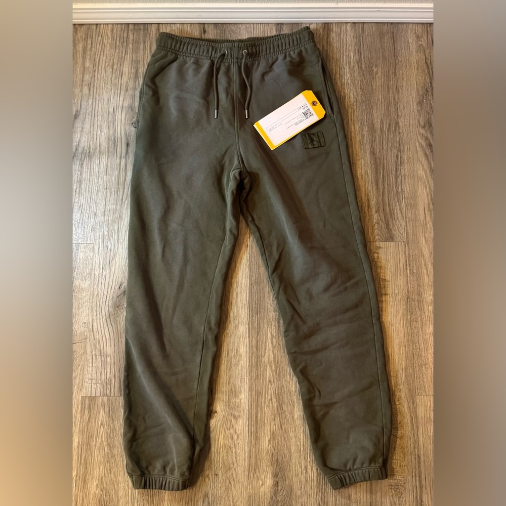 Jordan SAMPLE Green Joggers with Elastic Waistband and Tapered Fit